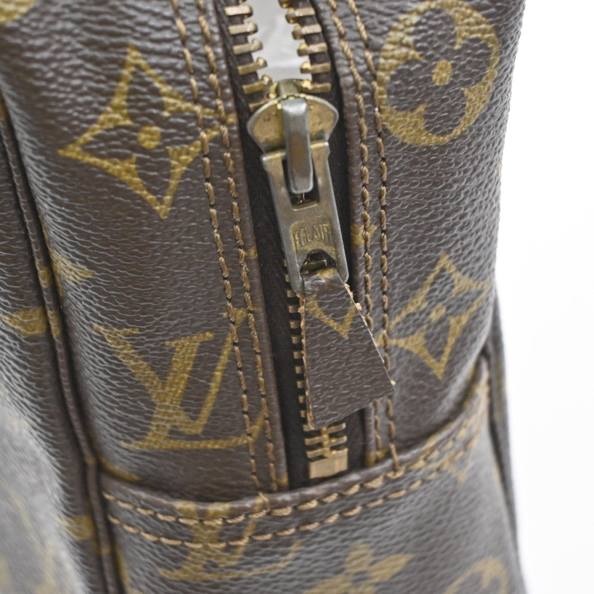 LOUIS VUITTON Trousse Toilette 28 Clutch Hand Bag Monogram Brown M47522 67SA116