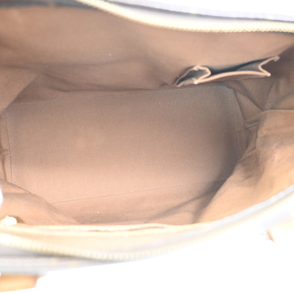 LOUIS VUITTON Cabas Mezzo Shoulder Bag Monogram Leather Brown M51151 85KC239
