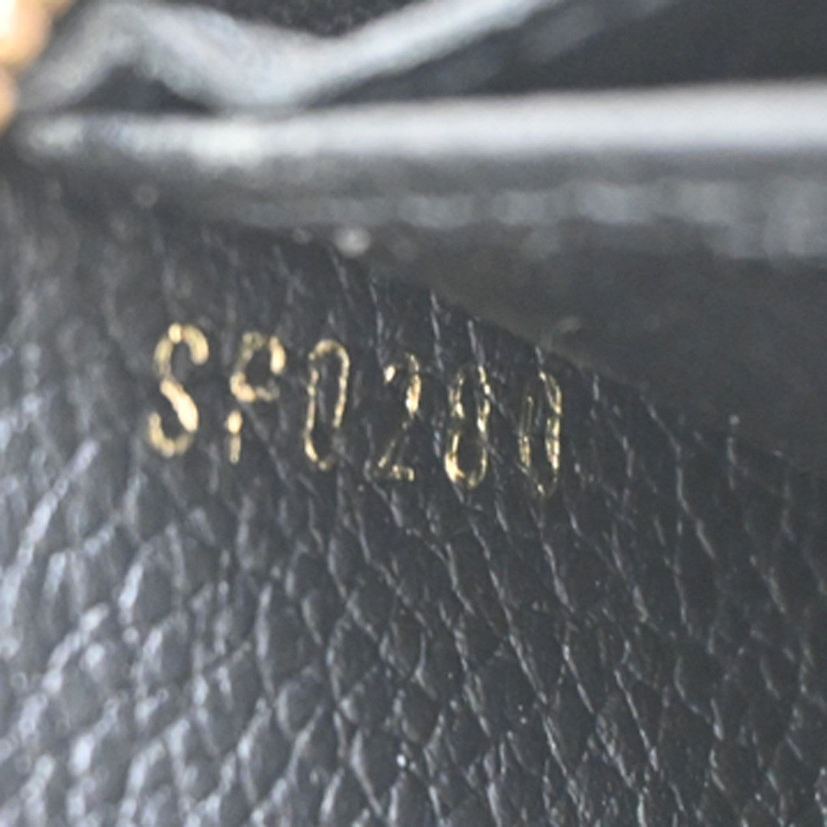 LOUIS VUITTON Zippy Wallet Long Wallet Monogram Empreinte Black M60571 80ZA255
