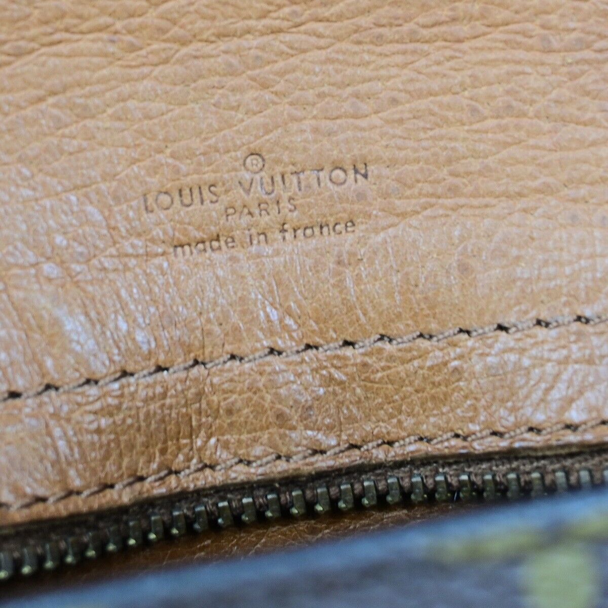 LOUIS VUITTON Chantilly PM Shoulder Bag Monogram Leather Brown M51234 64SH974