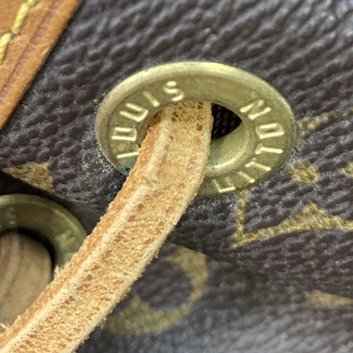LOUIS VUITTON Mini Montsouris Backpack Bag Monogram Leather Brown M51137 12EE163