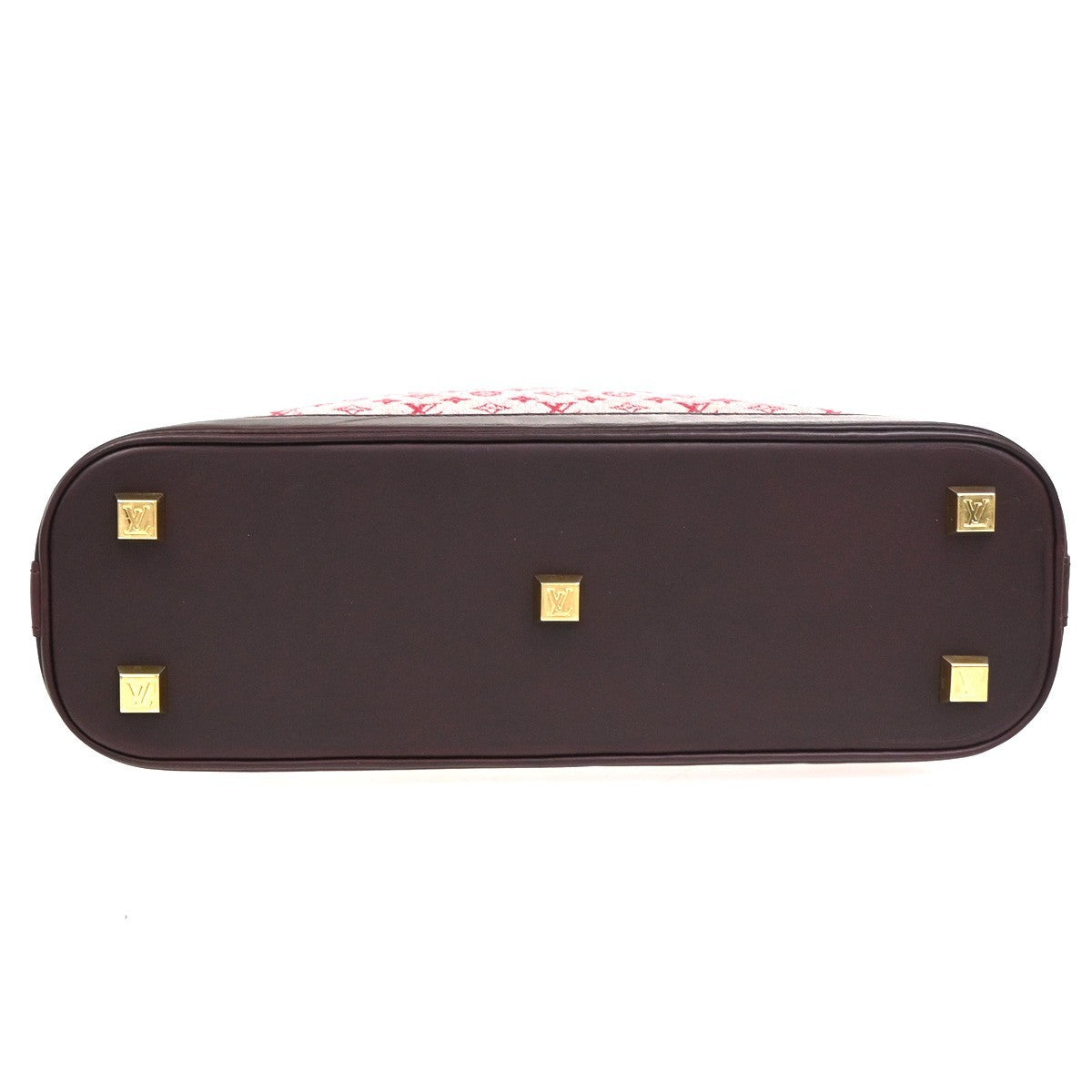 LOUIS VUITTON Alma Haut Hand Bag Monogram Mini Leather Cherry M92204 22RL983