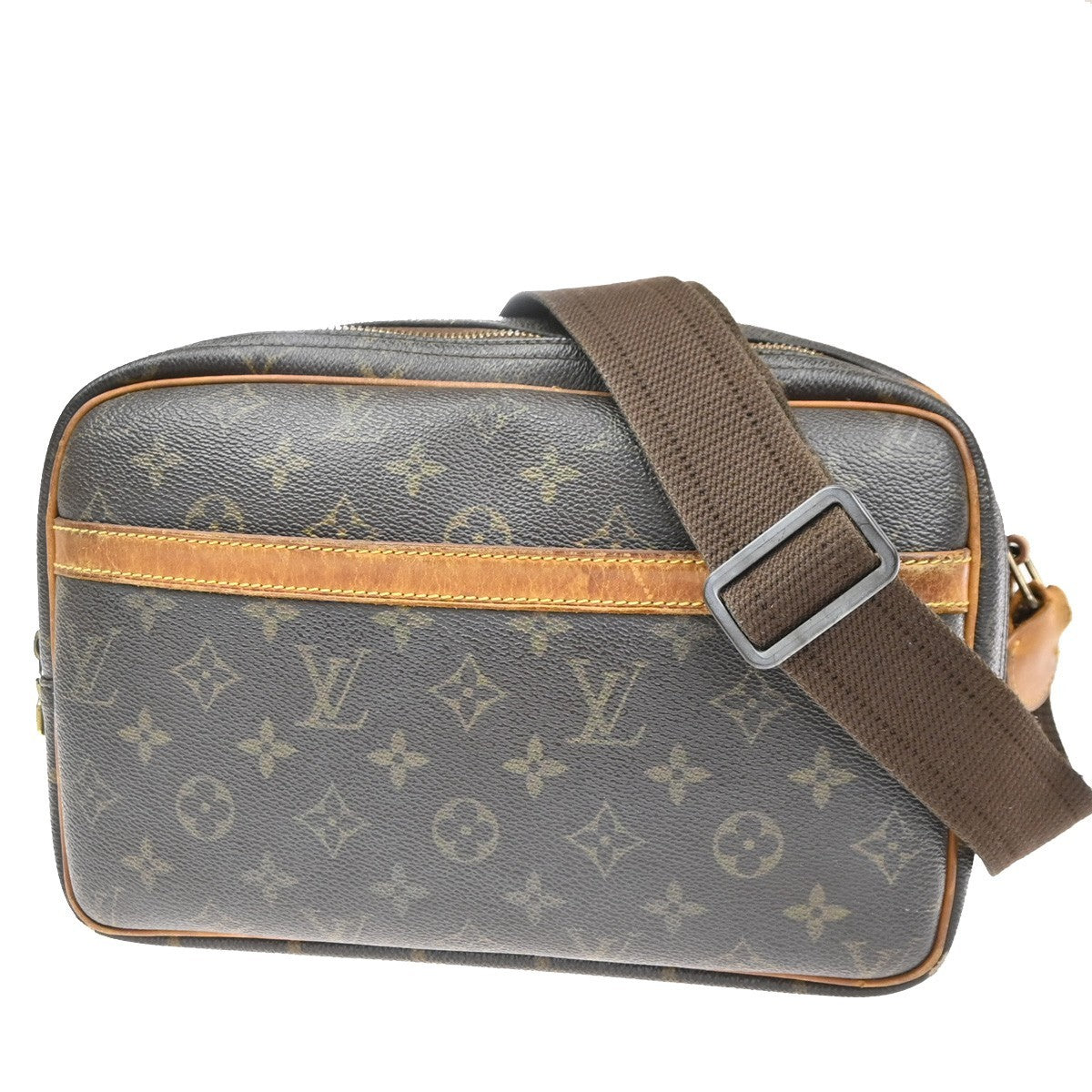 LOUIS VUITTON Reporter PM Crossbody Shoulder Bag Monogram Leather M45254 38SA041