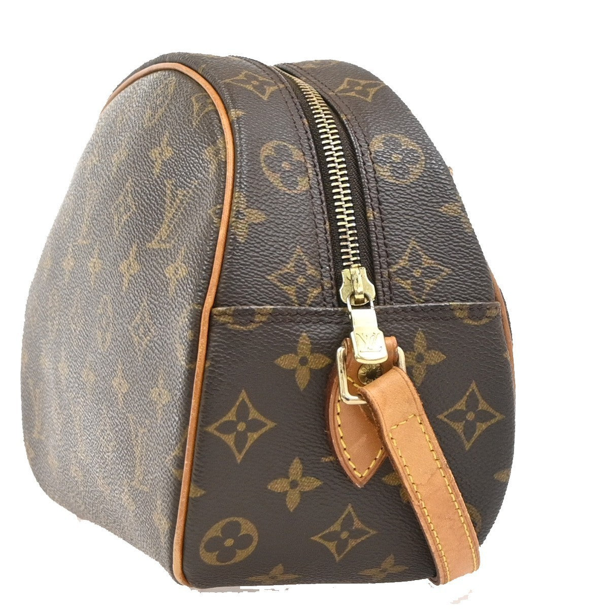 LOUIS VUITTON Blois Crossbody Shoulder Bag Monogram Leather Brown M51221 74PA060