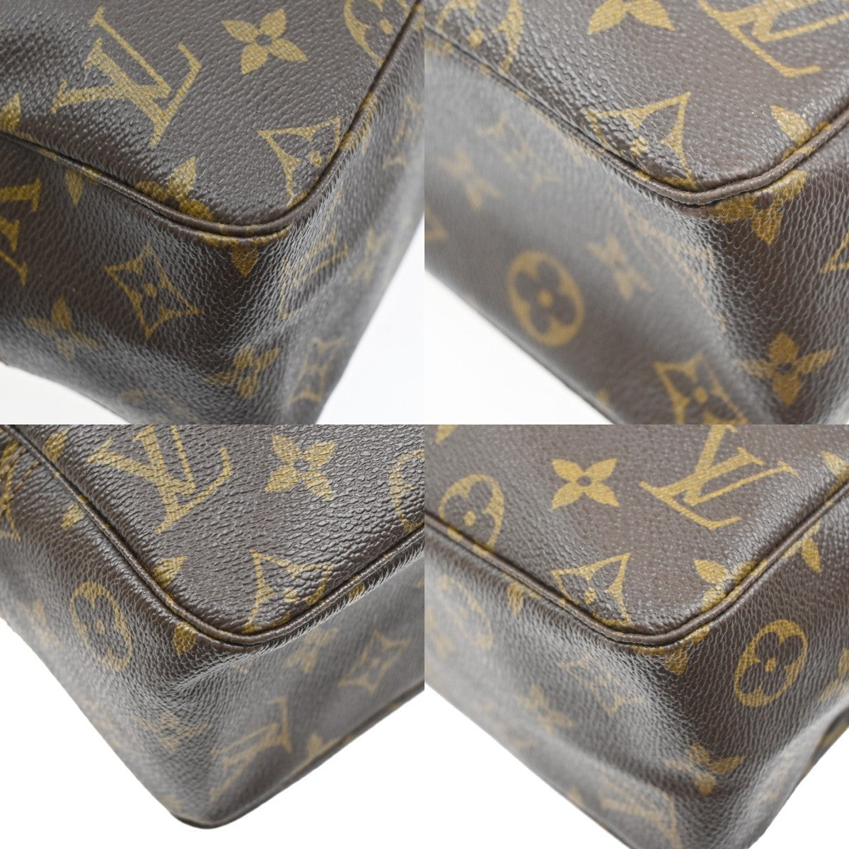 LOUIS VUITTON Trousse Toilette 28 Clutch Hand Bag Monogram Brown M47522 67SA116