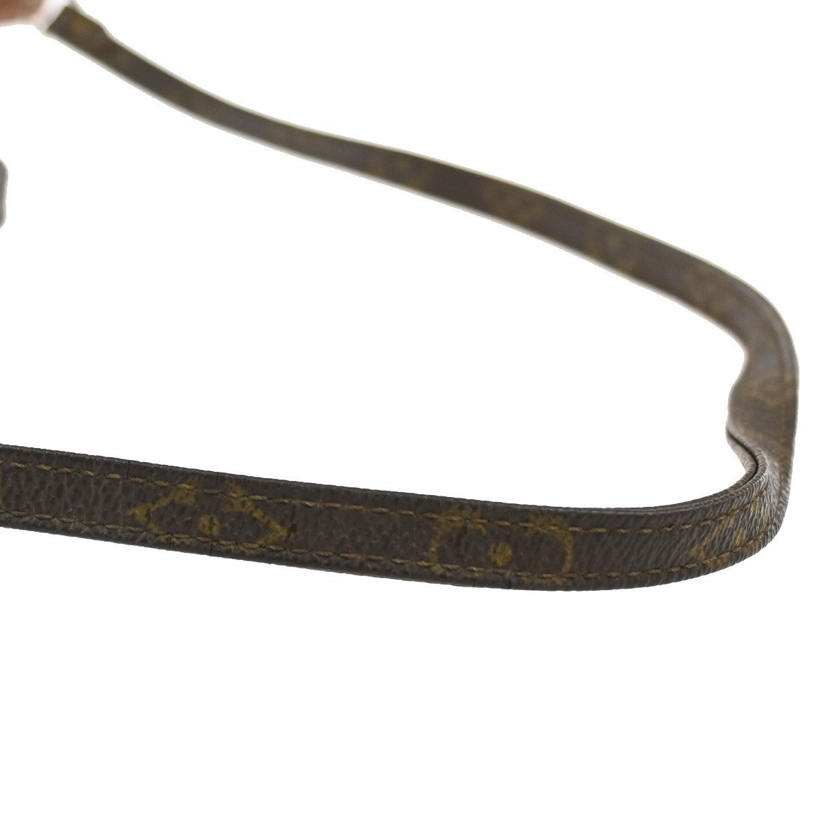 LOUIS VUITTON Pochette Sport Shoulder Bag Monogram Leather Brown France 61KB831