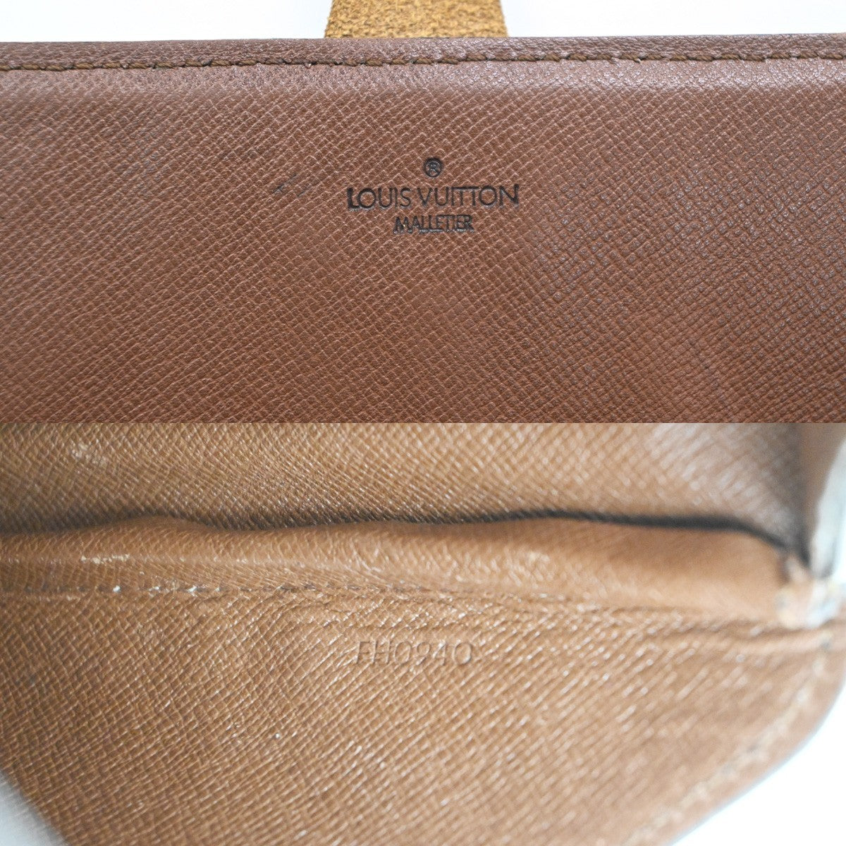 LOUIS VUITTON Cartouchiere GM Shoulder Bag Monogram Leather Brown M51252 39PA059