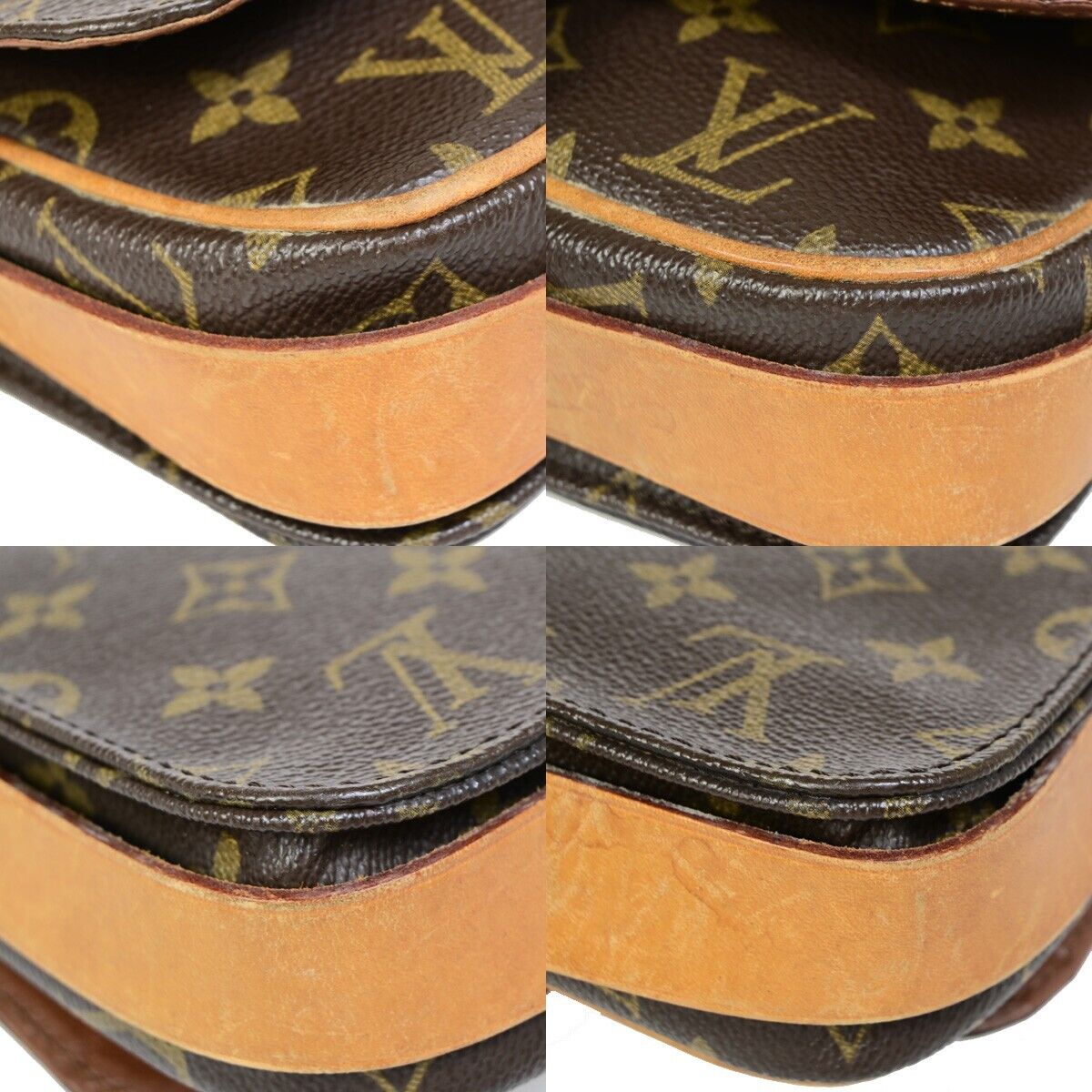 LOUIS VUITTON Mini Cartouchiere Shoulder Bag Monogram Leather BN M51254 34EB343