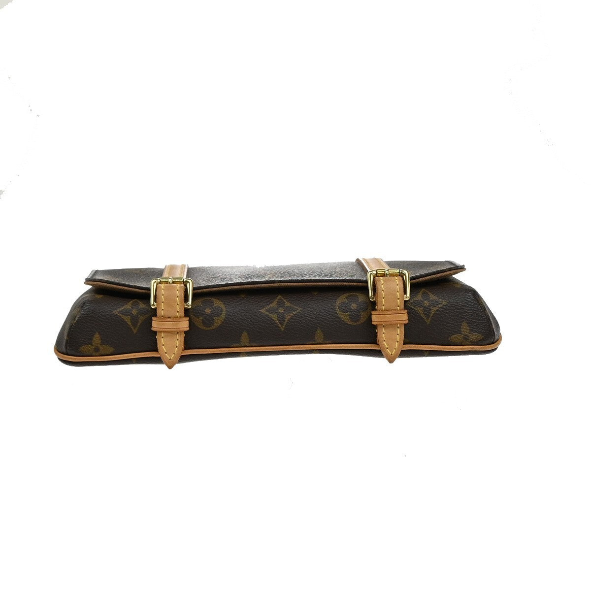 LOUIS VUITTON LV Pochette Marrell Bum Bag Monogram Leather Brown M51159 94EE150