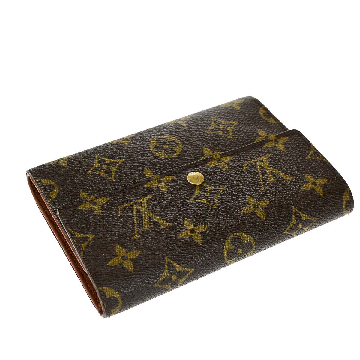 LOUIS VUITTON Porte Tresor Etui Papier Trifold Wallet Monogram BN M61202 67YE663