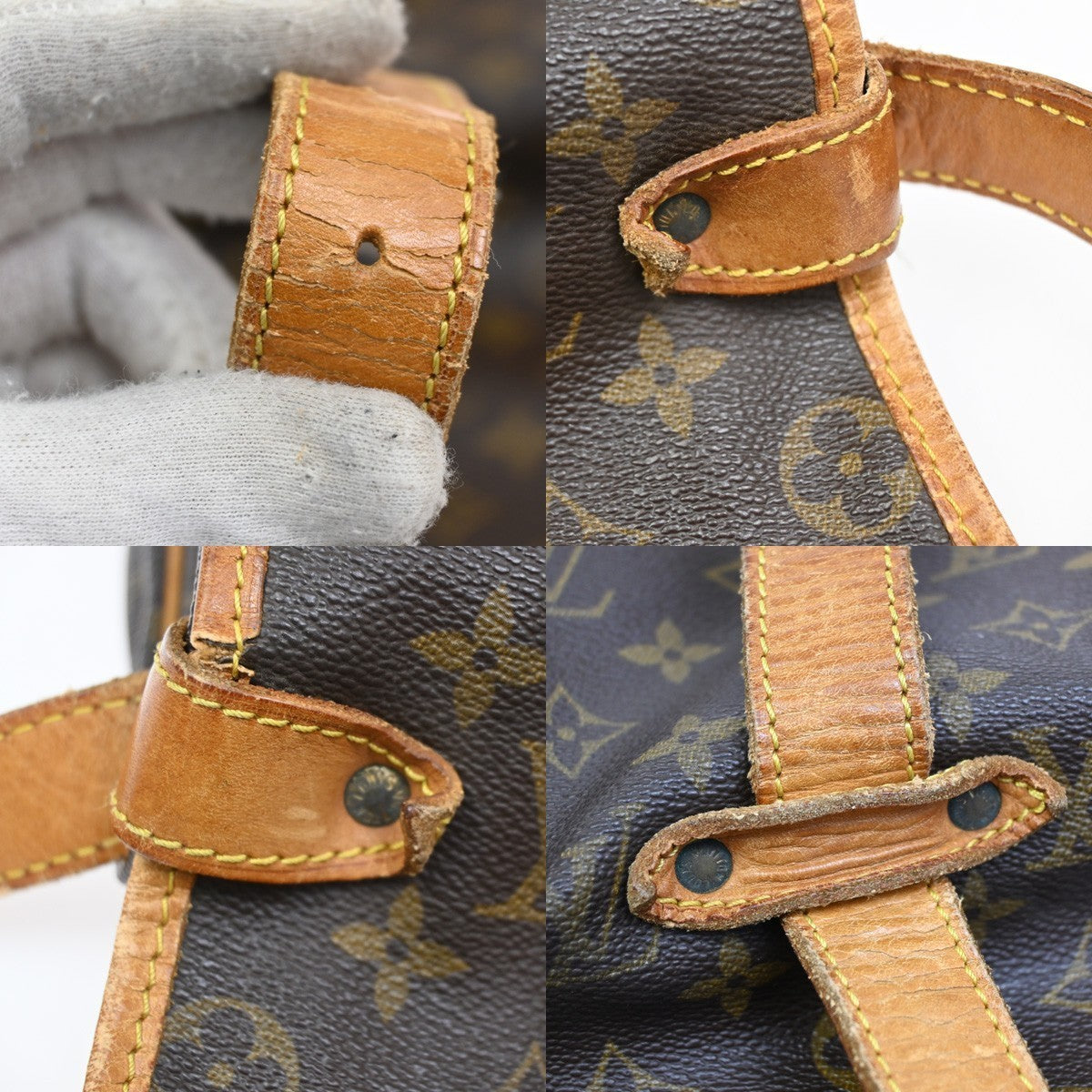 LOUIS VUITTON Saumur 35 Shoulder Bag Monogram Leather BN France M42254 87KC044