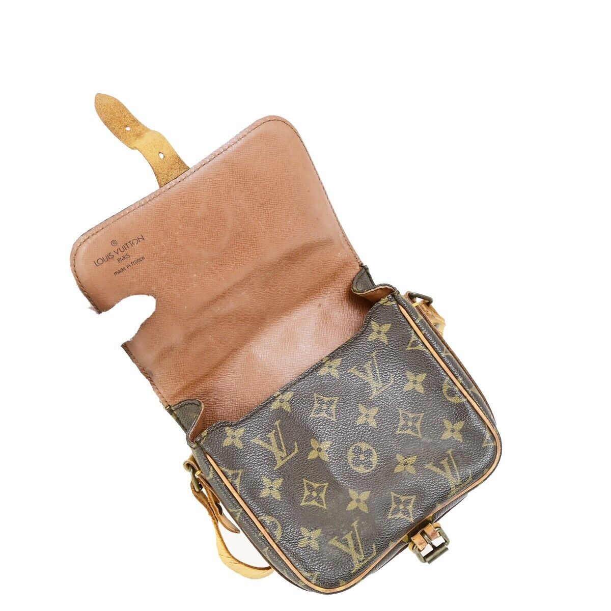 LOUIS VUITTON Mini Cartouchiere Shoulder Bag Monogram Leather BN M51254 64ED005