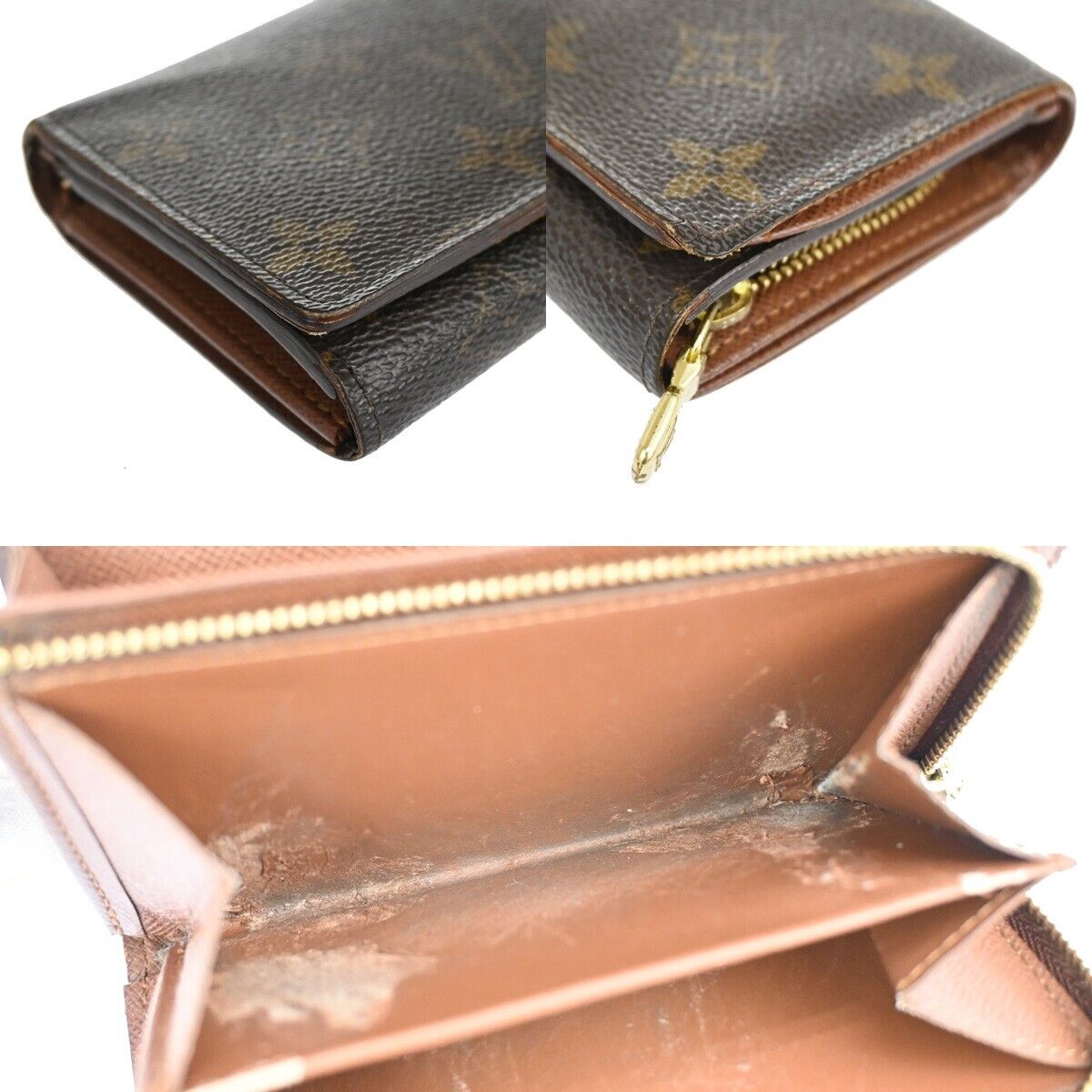 LOUIS VUITTON 6 Set Long Wallet Key Case Monogram Epi Taiga Leather 04GA631