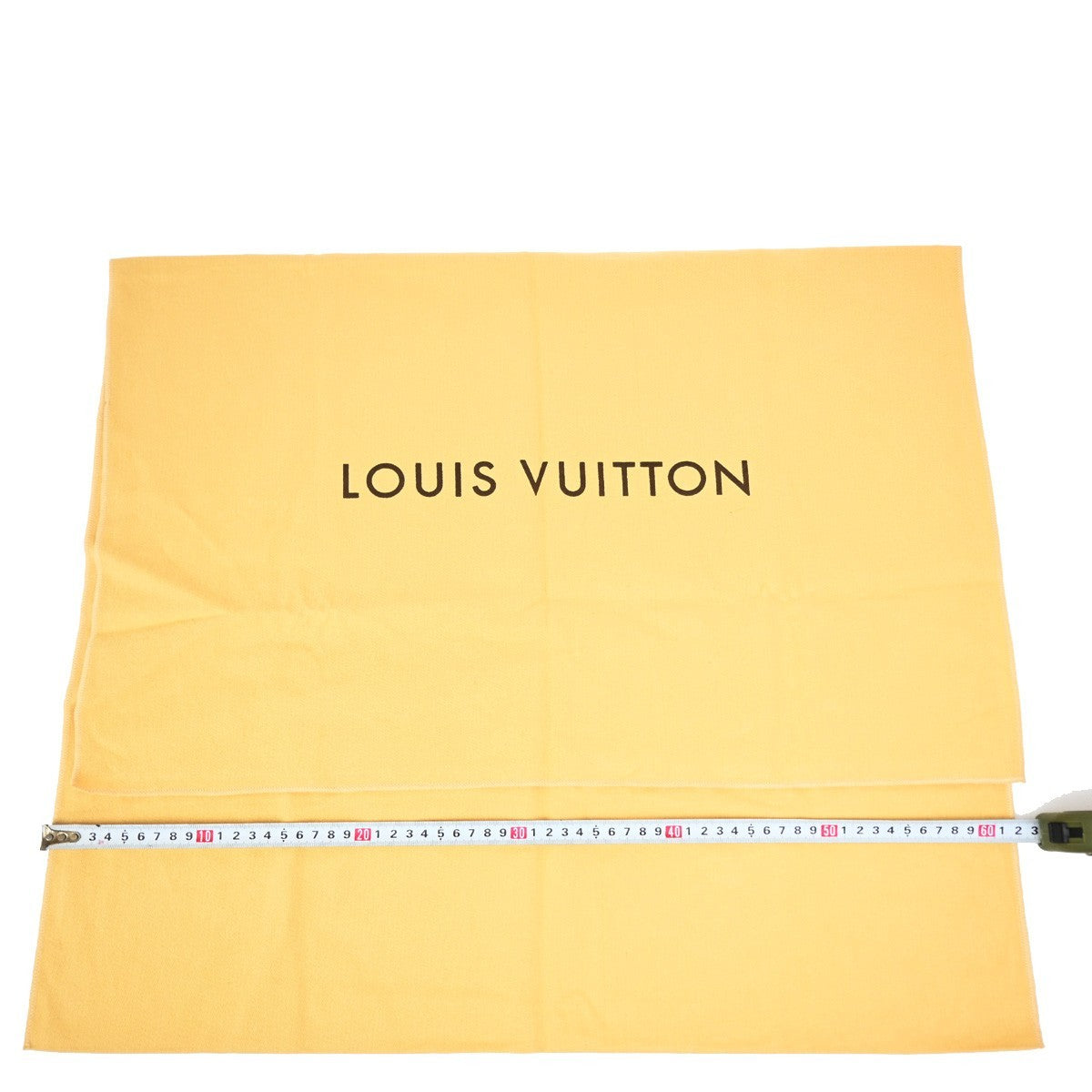 LOUIS VUITTON Logo 10 Set Dust Bag Drawstring Canvas Cotton Beige Brown 09KB608