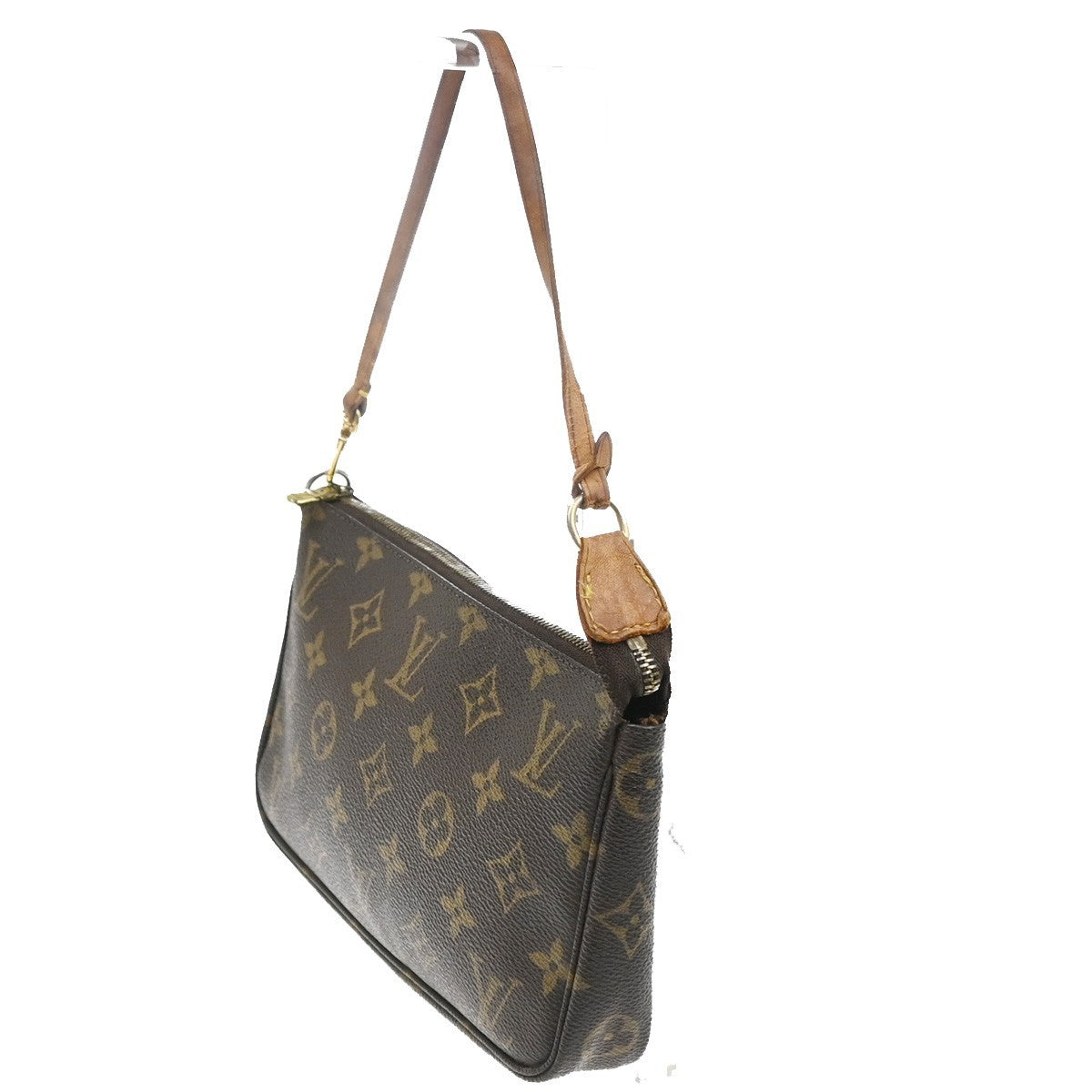 LOUIS VUITTON Pochette Accessoires Hand Bag Monogram Leather BN M51980 65SA127