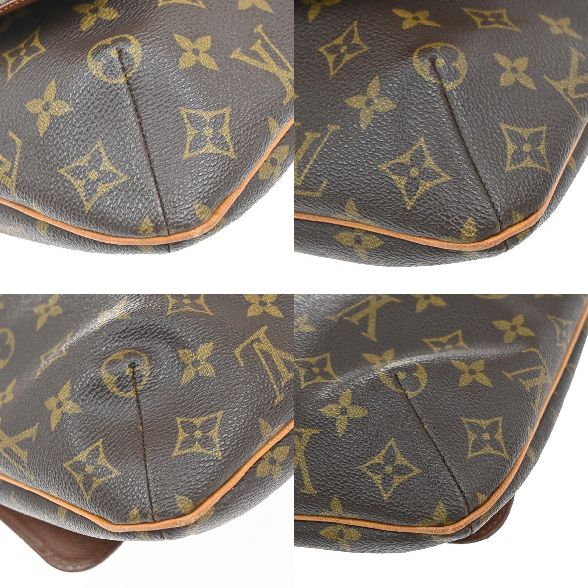 LOUIS VUITTON Musette Shoulder Bag Monogram Leather Brown France M51256 82KP595