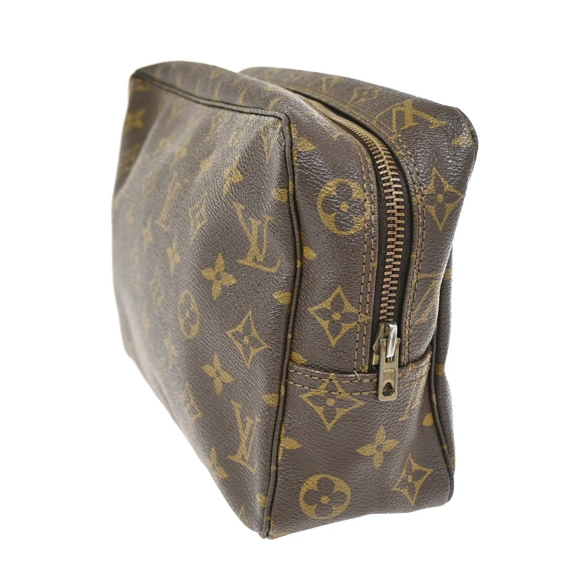 LOUIS VUITTON Trousse Toilette 28 Clutch Hand Bag Monogram Brown M47522 09SA055