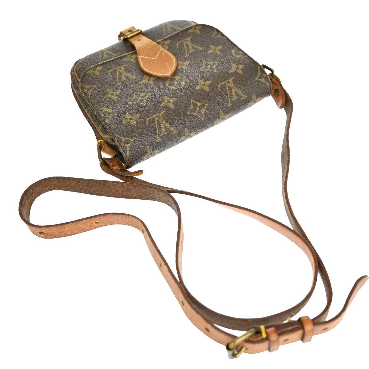 LOUIS VUITTON Mini Cartouchiere Shoulder Bag Monogram Leather BN M51254 31HB641