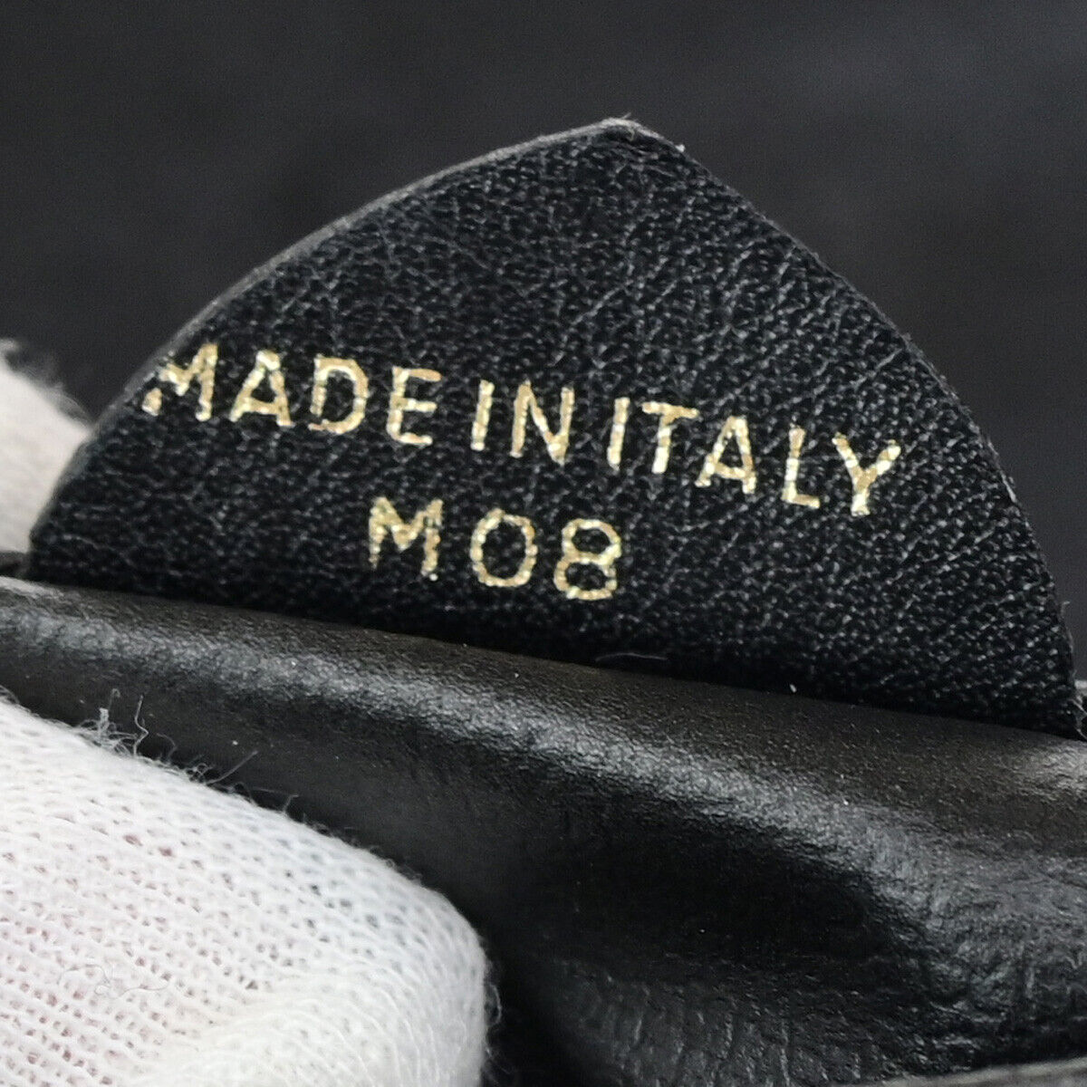 CELINE Logo Horse Carriage Shoulder Bag Leather Black GHW Italy 37YG546