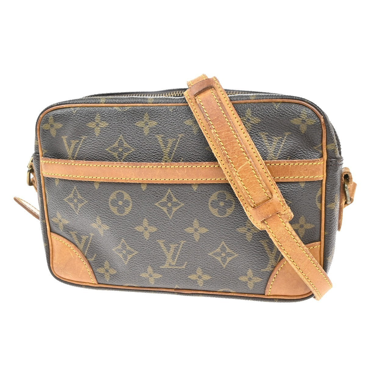 LOUIS VUITTON Trocadero 24 Shoulder Bag Monogram Leather Brown M51276 35MA357