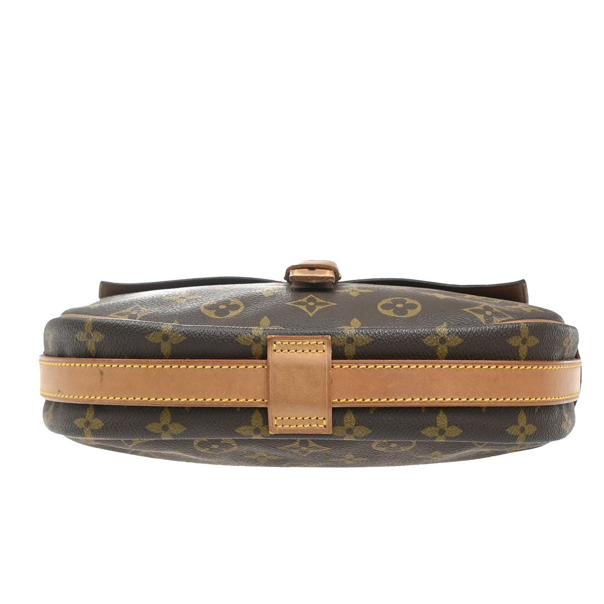 LOUIS VUITTON Jeune Fille GM Shoulder Bag Monogram Leather Brown M51225 32EF979