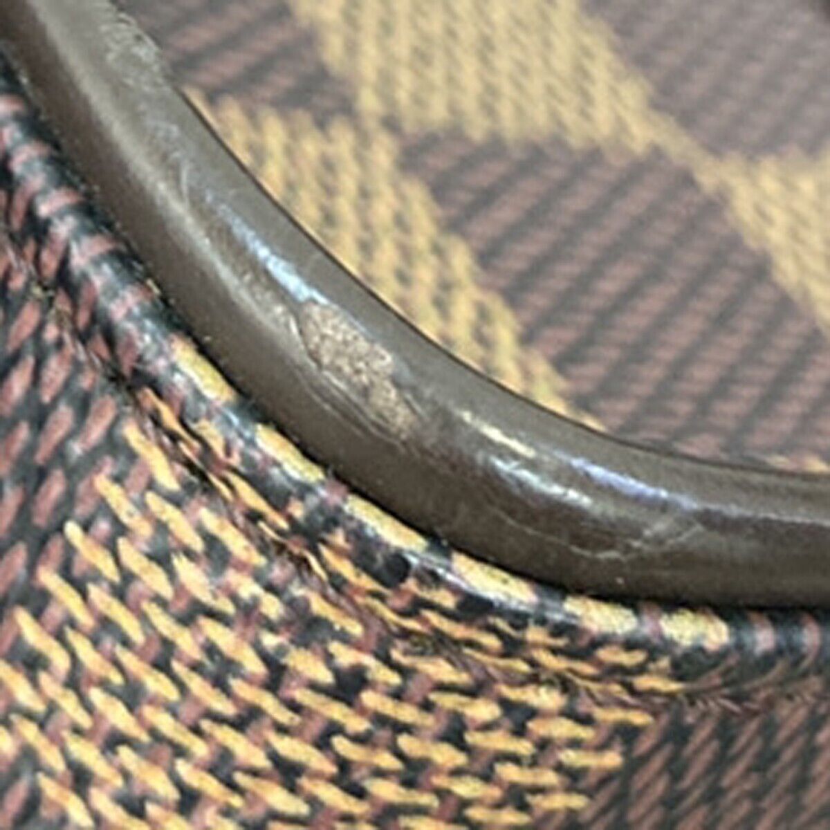 Louis Vuitton Tribeca Mini Damier Ebene One Shoulder Bag Brown N51162 73ED869