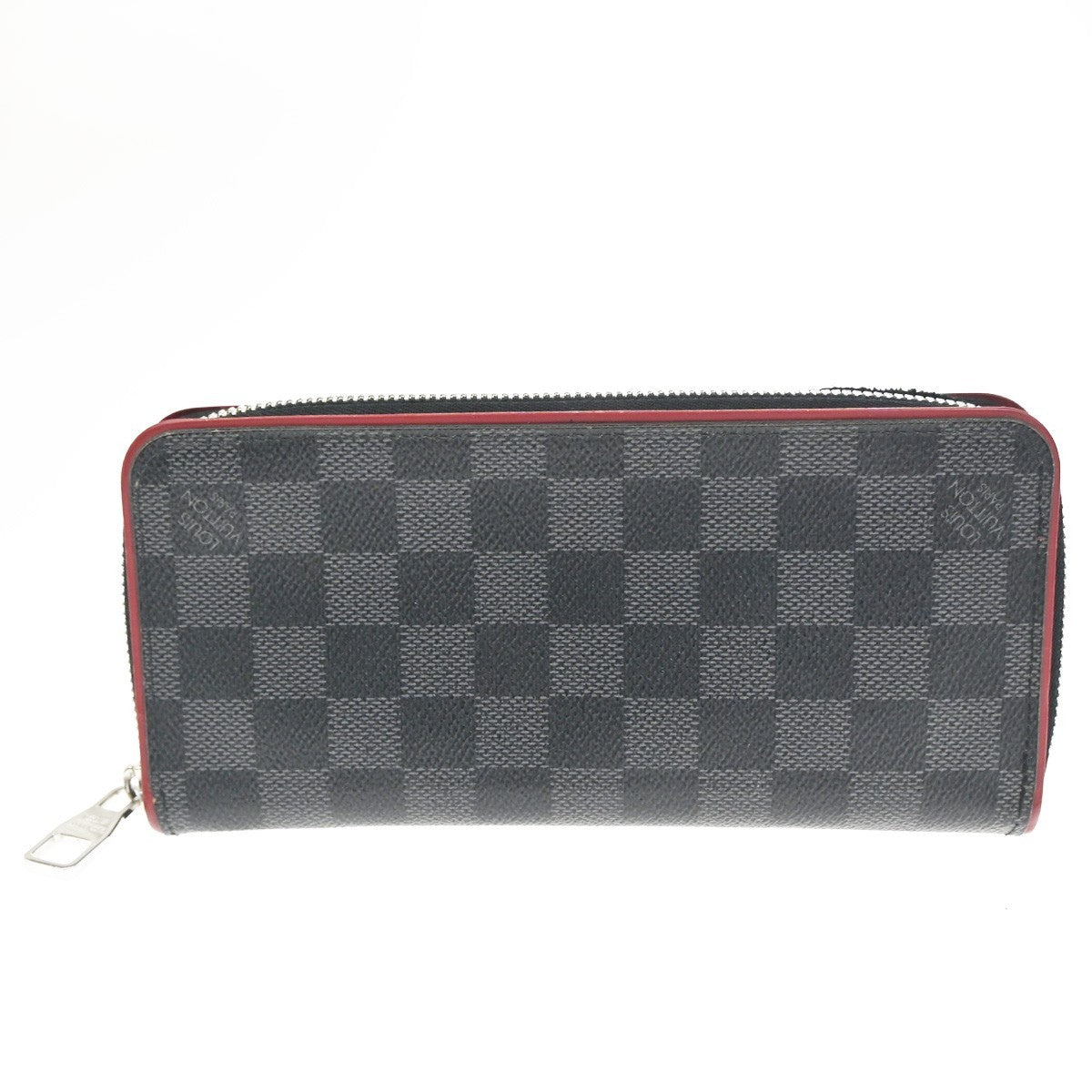 LOUIS VUITTON Zippy Wallet Vertical  Damier Graphite Gray N63304 31CA645