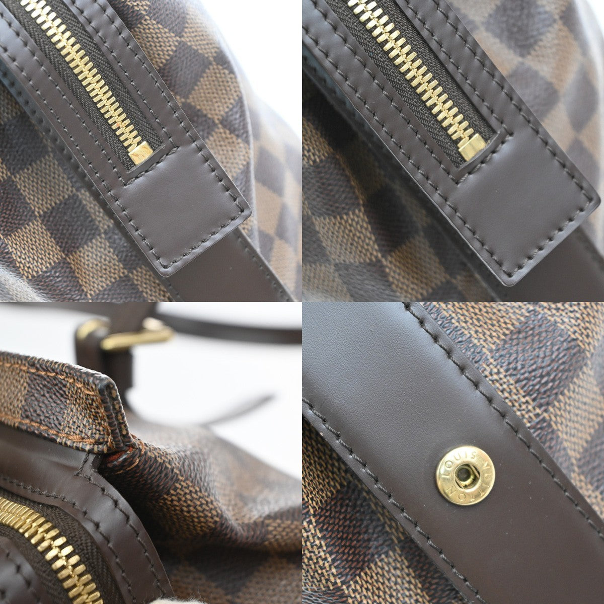 LOUIS VUITTON Chelsea Shoulder Tote Bag Damier Ebene Leather BN N51119 89MA623