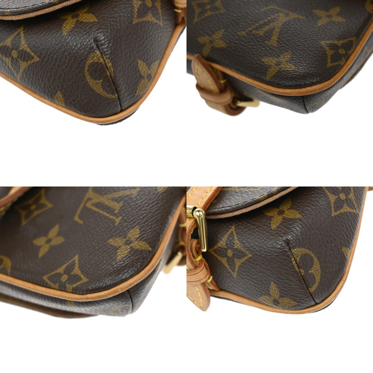 LOUIS VUITTON LV Pochette Marrell Bum Bag Monogram Leather Brown M51159 94EE150