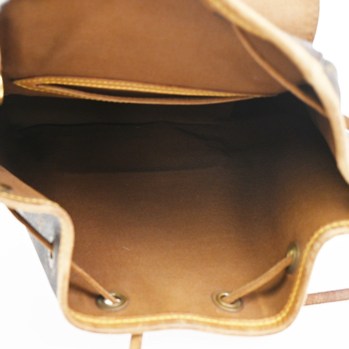 LOUIS VUITTON Montsouris MM Backpack Bag Monogram Leather Brown M51136 18KC526