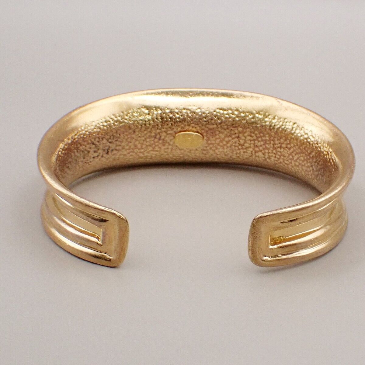 CHANEL CC Logo Bangle Bracelet 95A Gold France Accessory 84EC968