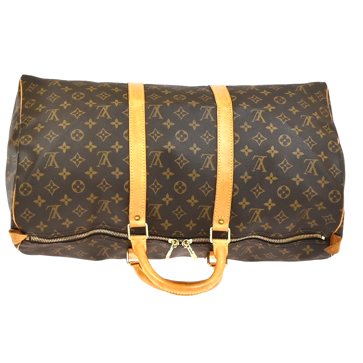 LOUIS VUITTON Keepall 50 Travel Hand Bag Monogram Leather Brown M41426 16YH913