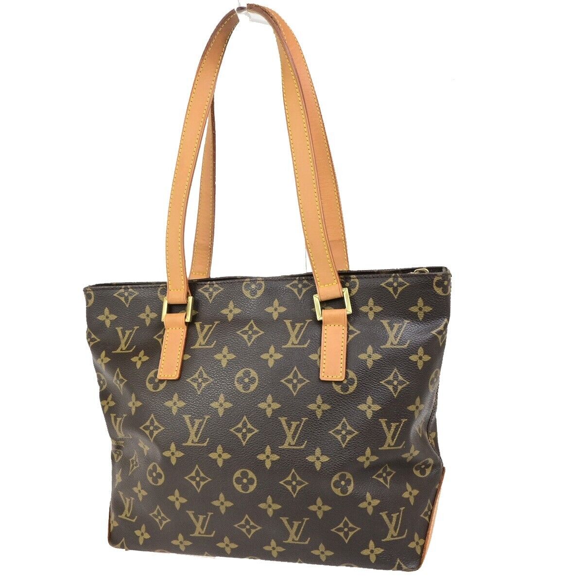 LOUIS VUITTON Cabas Piano Shoulder Bag Monogram Leather Brown M51148 16FB324
