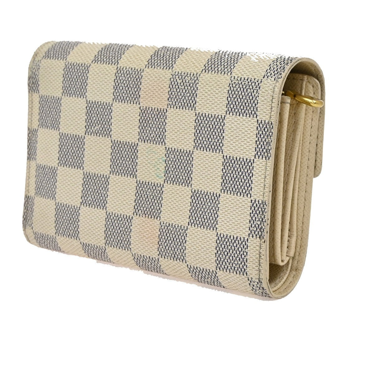 LOUIS VUITTON Portefeiulle Alexandra Wallet Damier Azur Leather N63068 67DA163