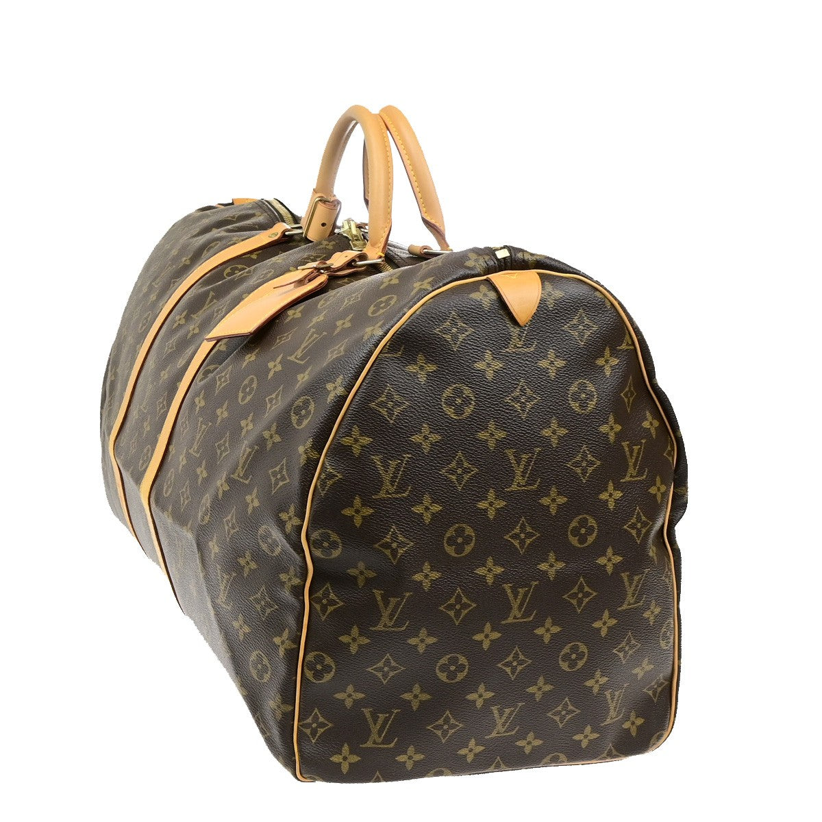 LOUIS VUITTON Keepall 60 Travel Hand Bag Monogram Leather Brown M41422 24YH148