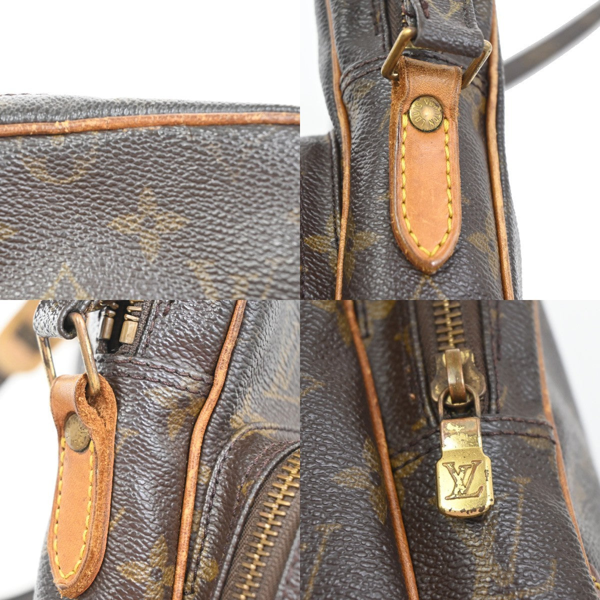 LOUIS VUITTON Amazon Crossbody Shoulder Bag Monogram Leather BN M45236 62KC183