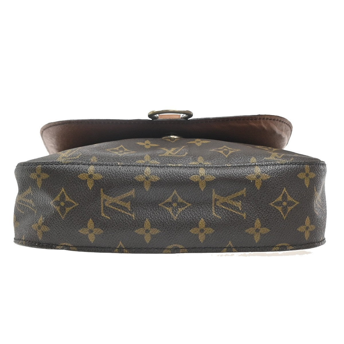 LOUIS VUITTON Saint Cloud GM Shoulder Bag Monogram Leather Brown M51242 34EG346