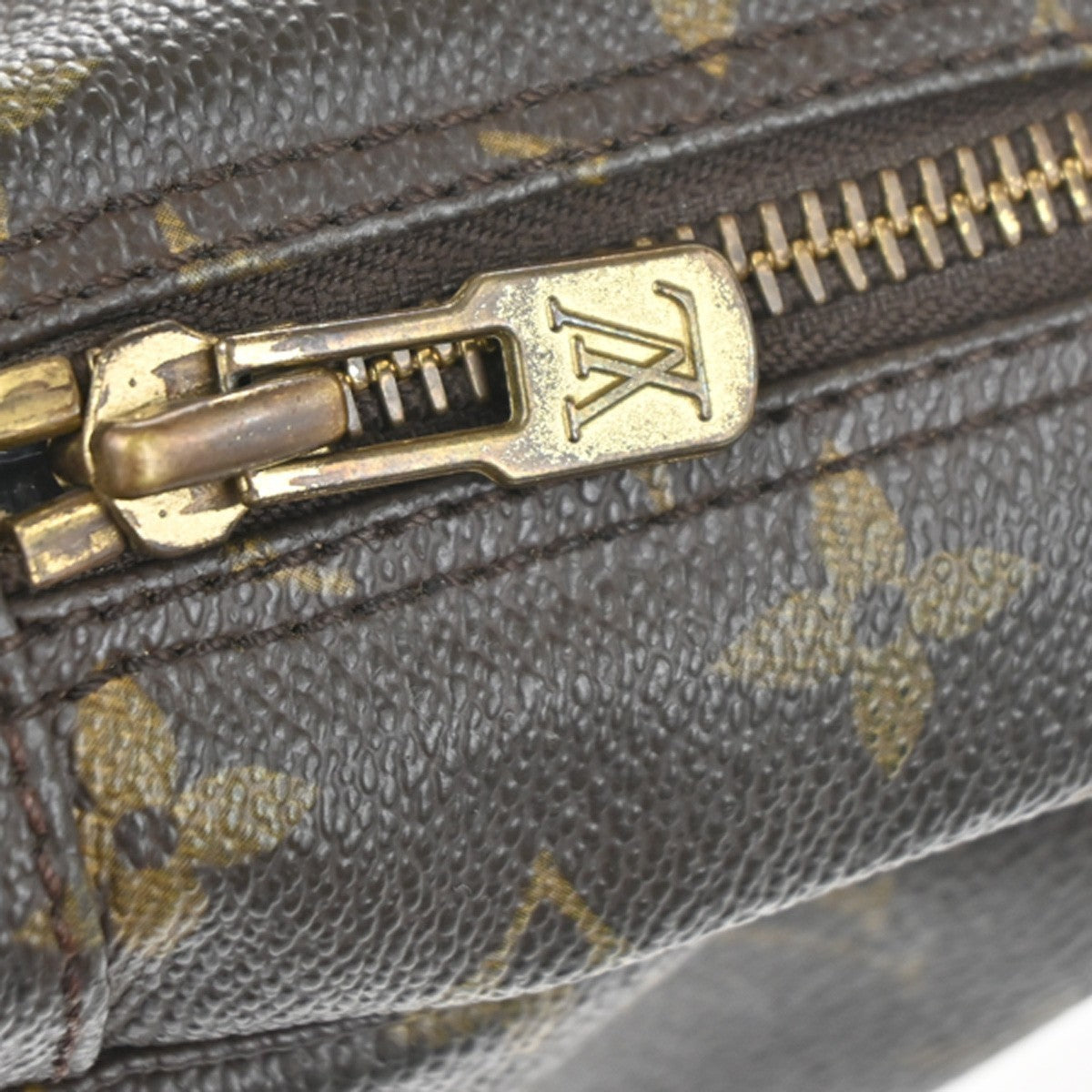 LOUIS VUITTON Trousse Toilette 28 Clutch Hand Bag Monogram Brown M47522 05KC393