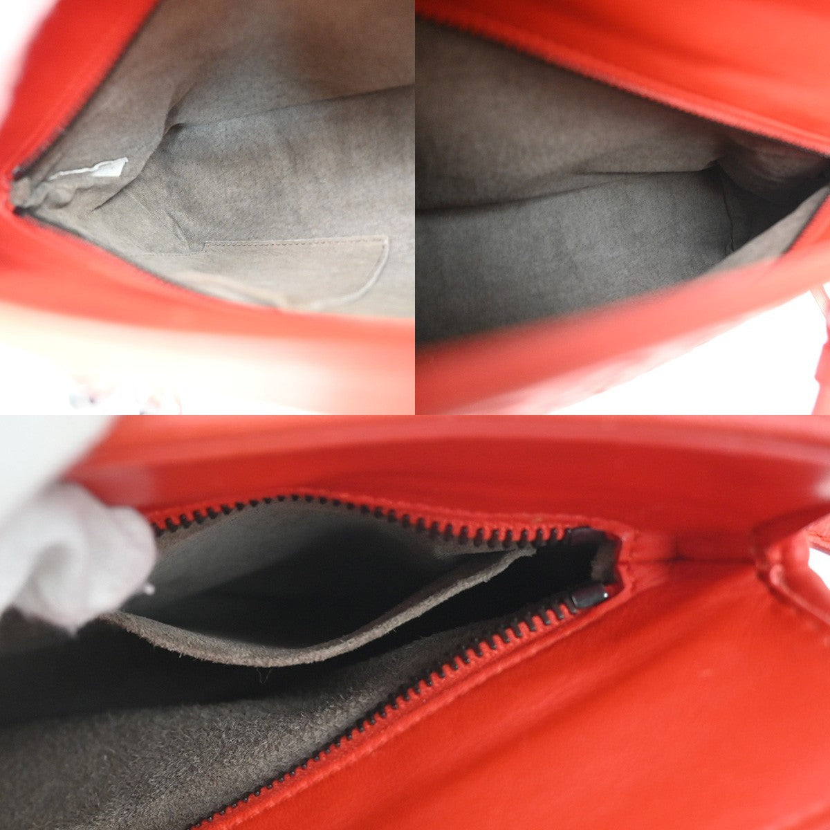 BOTTEGA VENETA Logo Intrecciato 2way Shoulder Hand Bag Leather Red Italy 99MA144