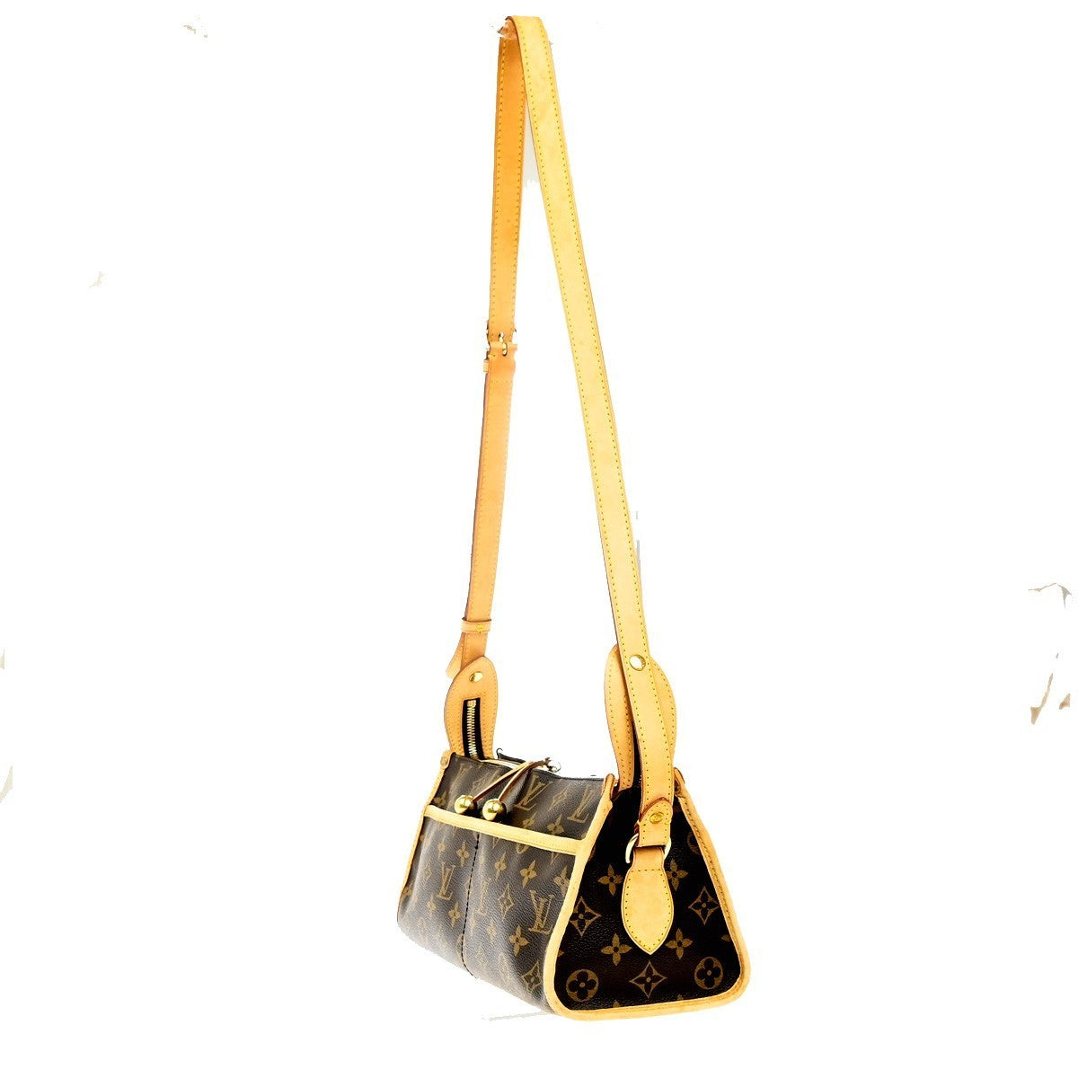 LOUIS VUITTON LV Popincourt Long Shoulder Bag Monogram Brown M40008 97MA358