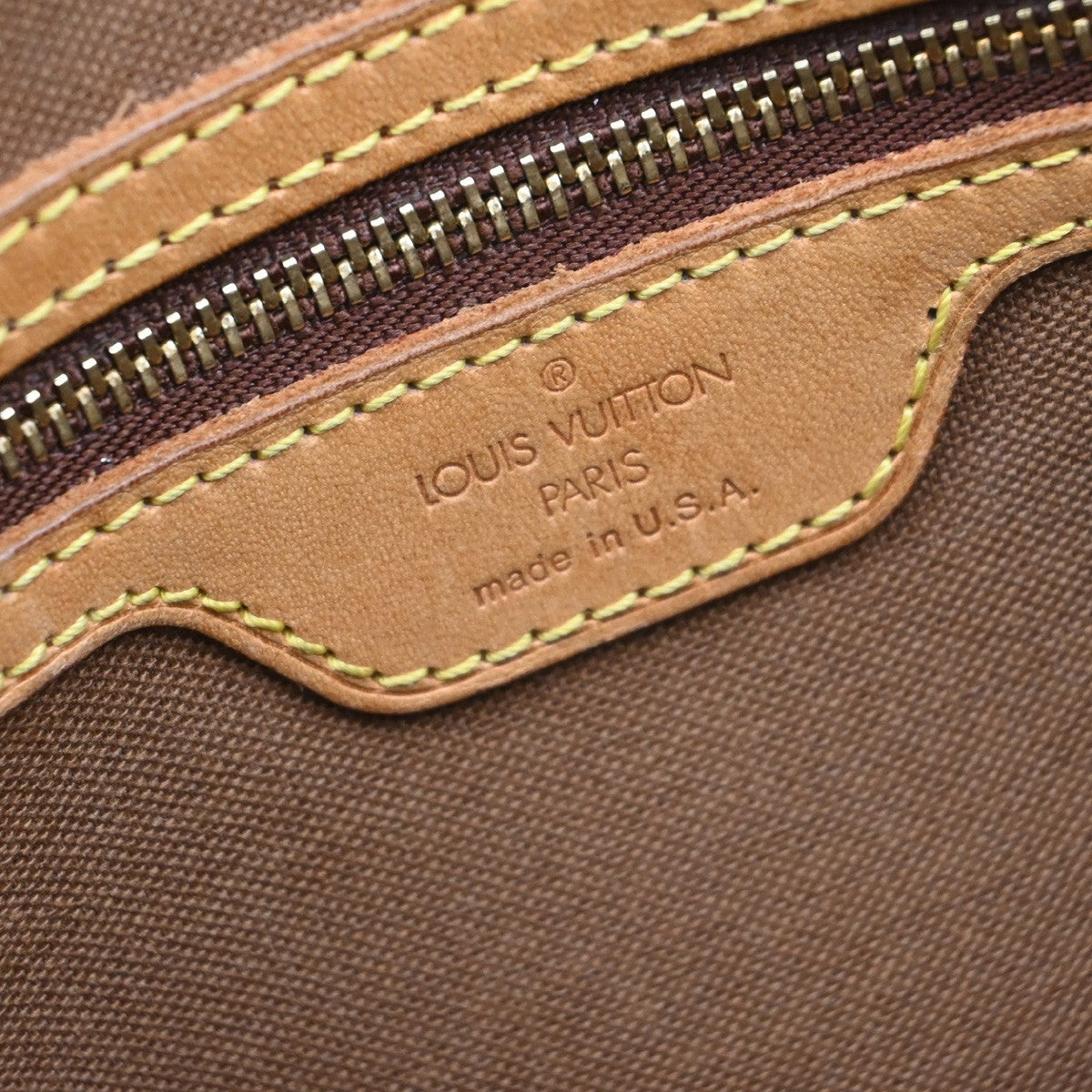 LOUIS VUITTON Mini Looping Hand Bag Monogram Leather Brown M51147 16EF990