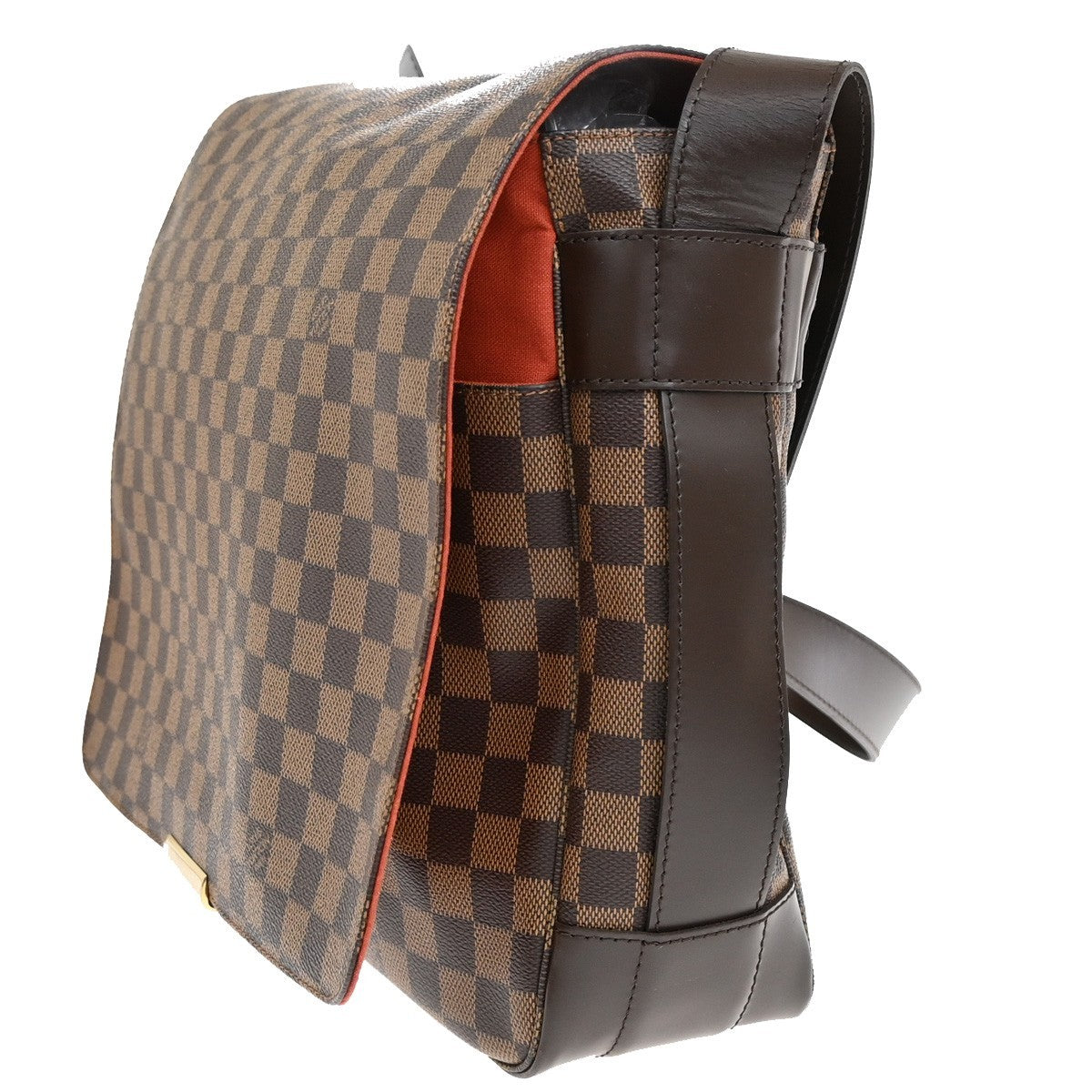 LOUIS VUITTON Bastille Shoulder Bag Damier Ebene Leather Brown N45258 25KB592