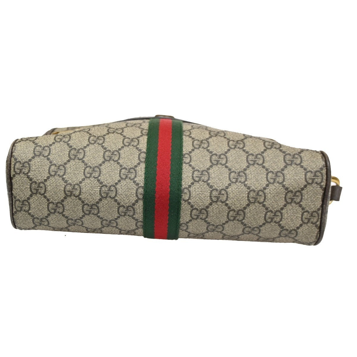 GUCCI Ophidia GG Pattern Crossbody Shoulder Bag Supreme Leather Brown 73KC244