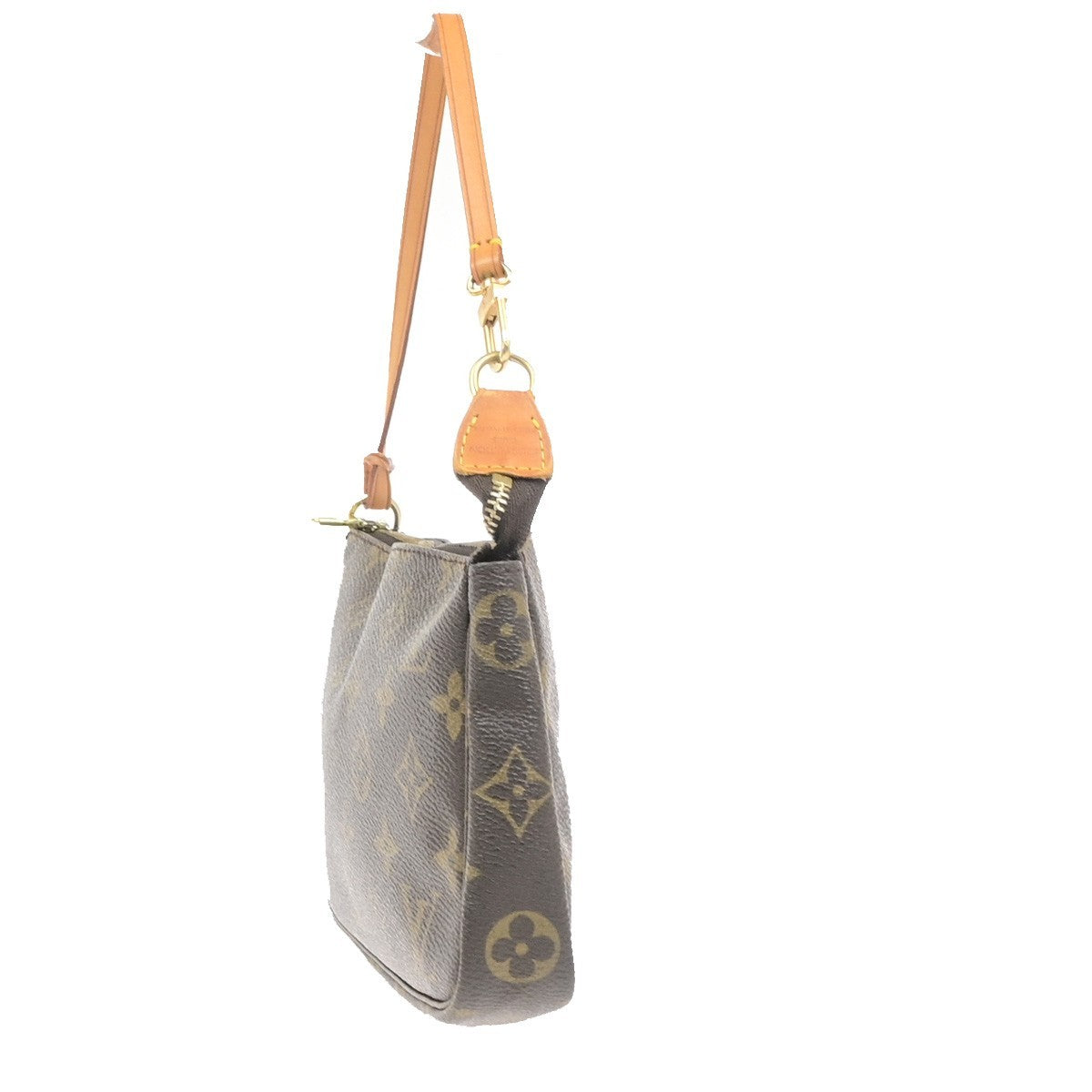 LOUIS VUITTON Pochette Accessoires Hand Bag Monogram Leather BN M51980 16PA101