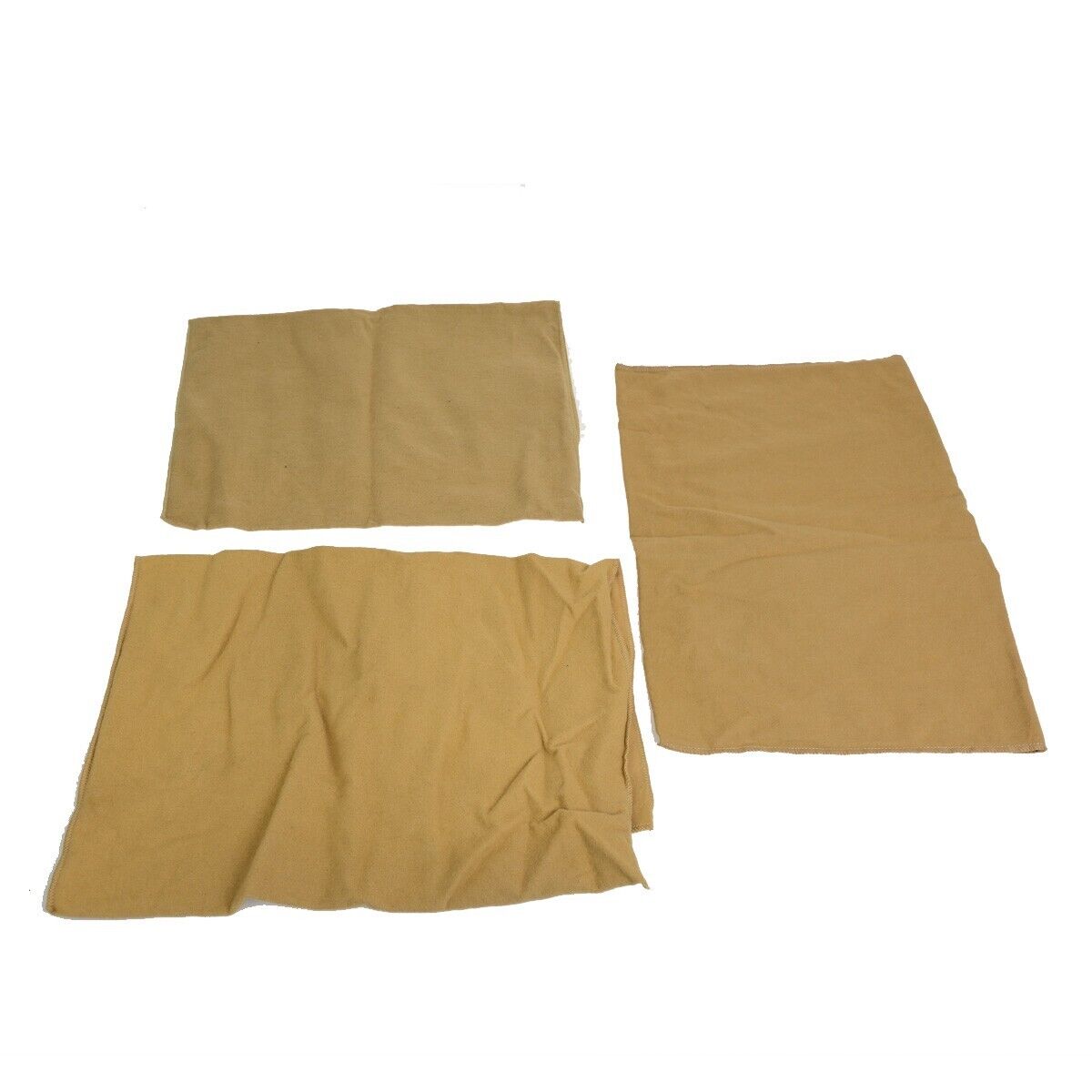 LOUIS VUITTON Logo 10 Set Dust Bag Drawstring Canvas Cotton Beige Brown 08FB355