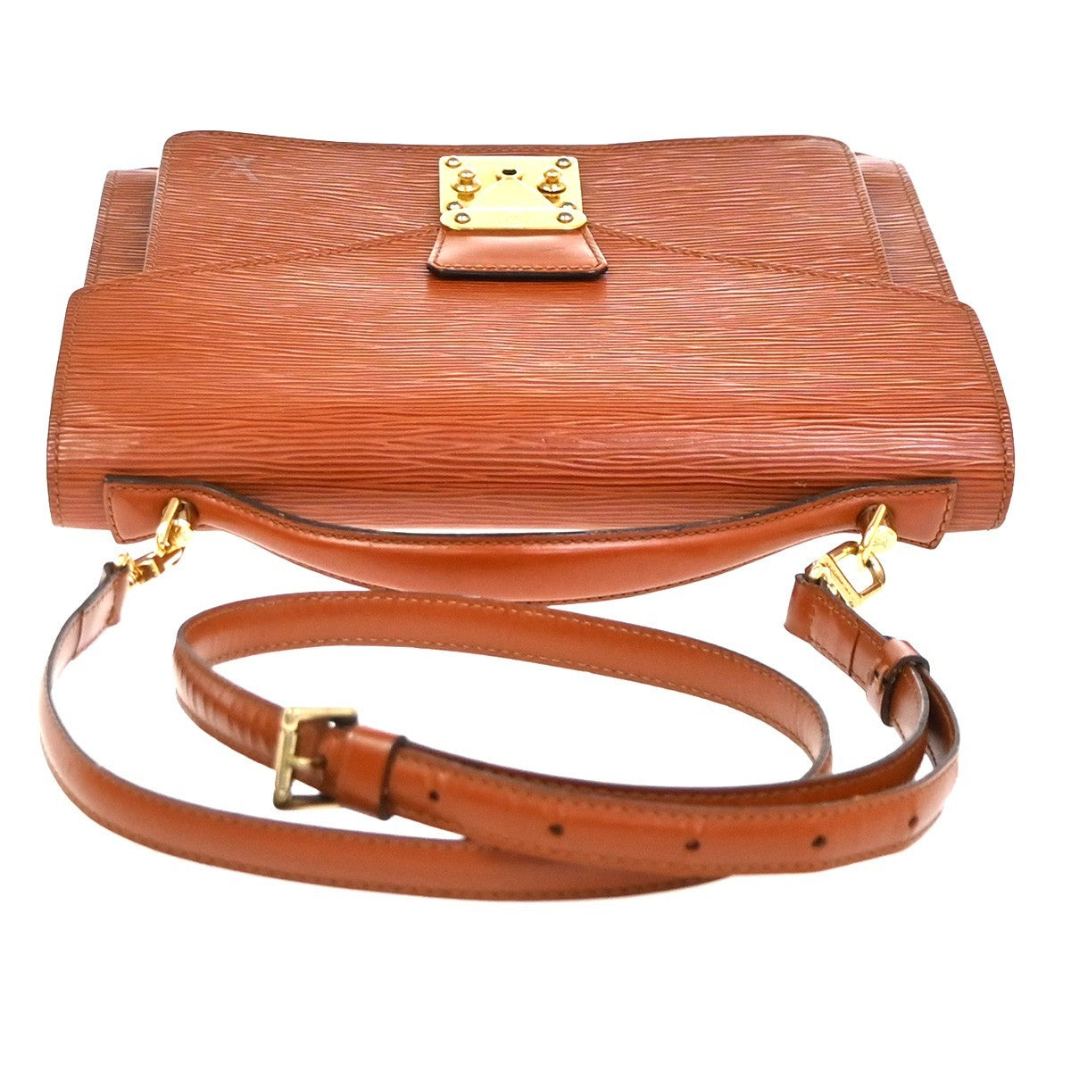 LOUIS VUITTON Monceau 2Way Shoulder Hand Bag Epi Leather Brown M52123 81YH920