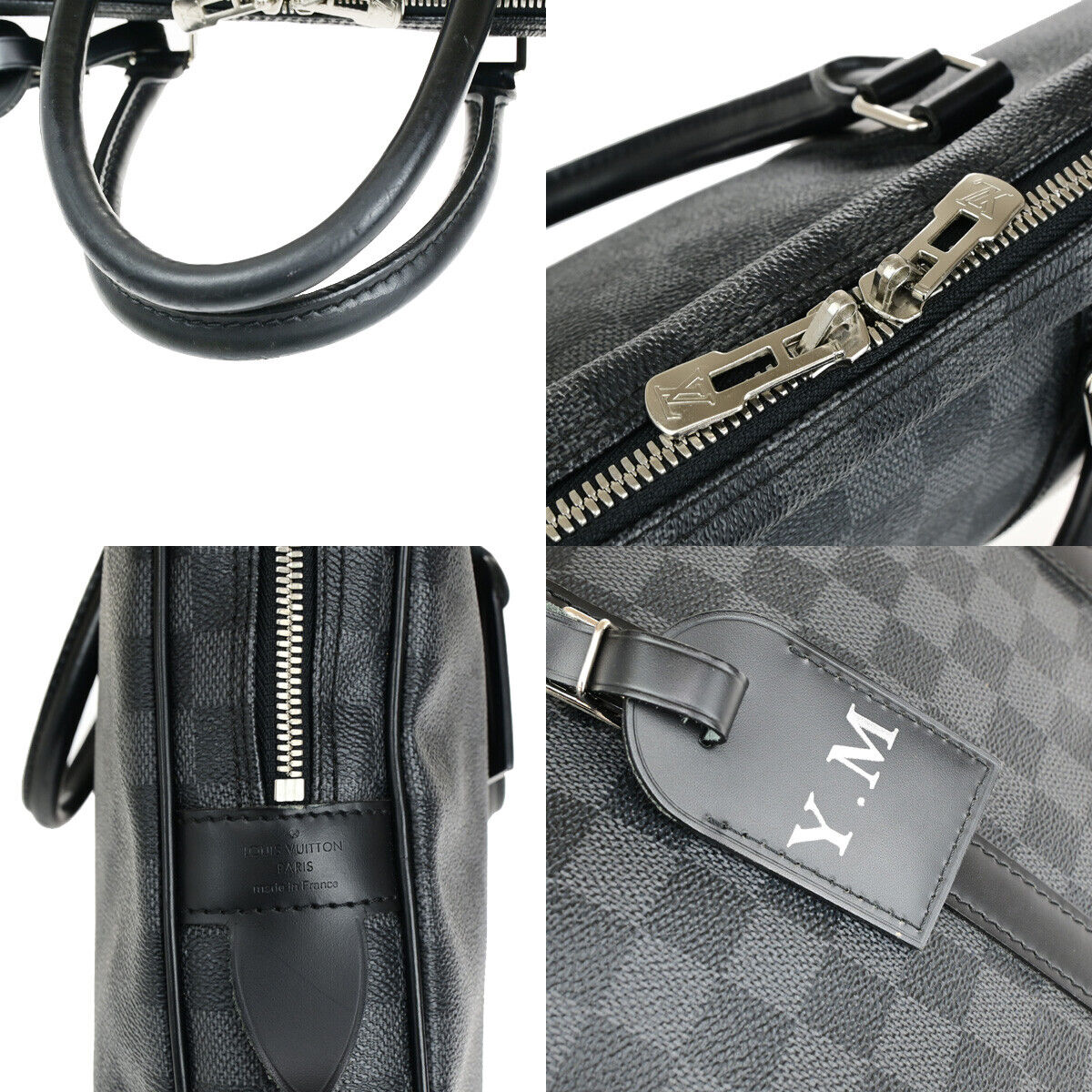LOUIS VUITTON Porte Documents Voyage Briefcase Hand Bag Graphite N41125 17YF485