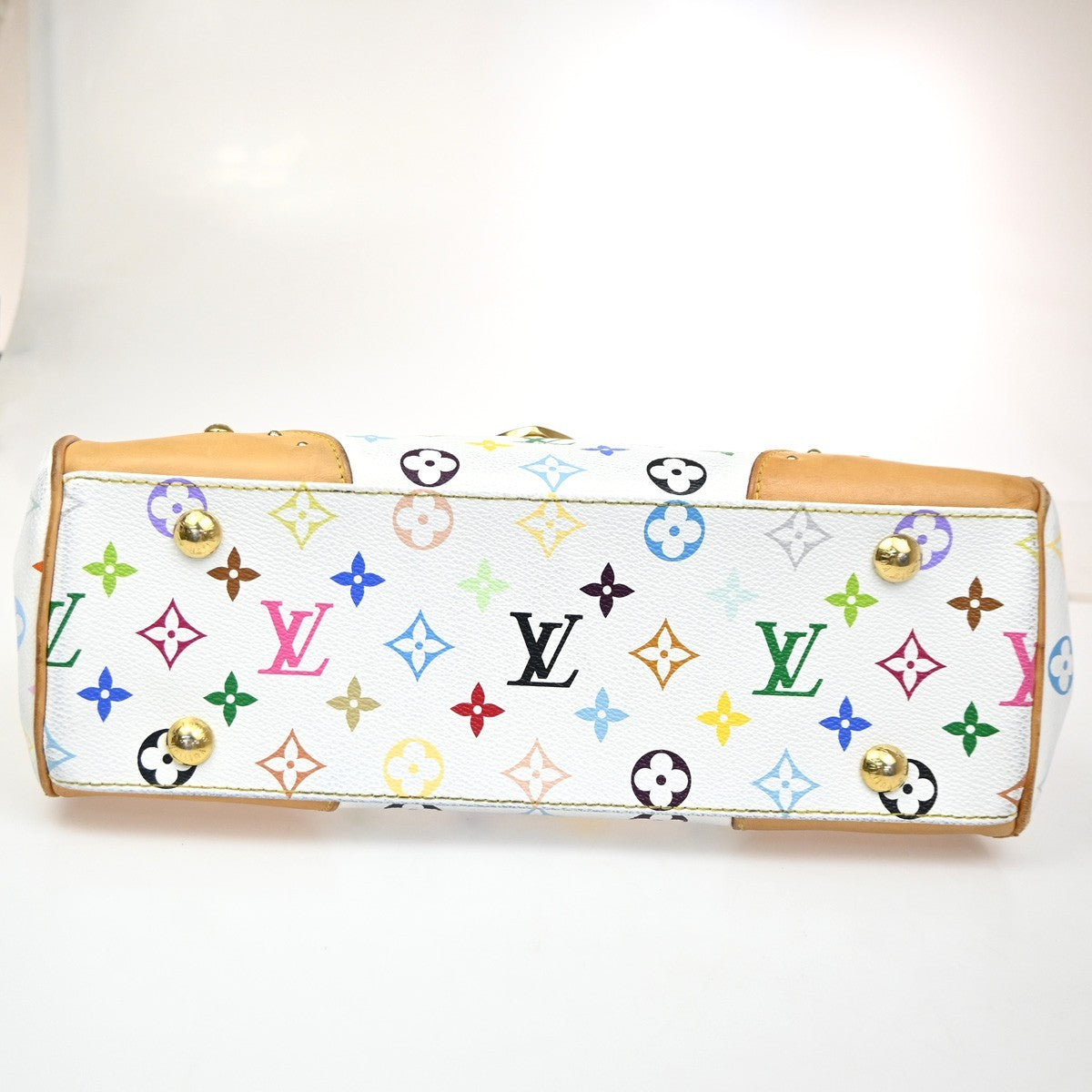 LOUIS VUITTON  Beverly GM Hand Bag Monogram Multi White GHW M40201 24CA612