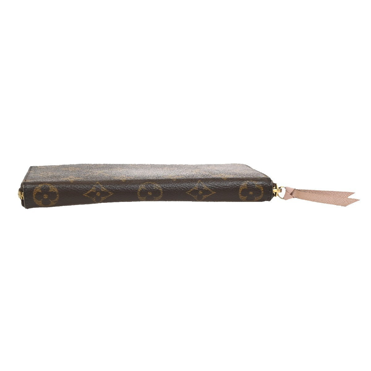 LOUIS VUITTON Clemence Zippy Long Wallet Monogram Leather Brown M61298 80DA242