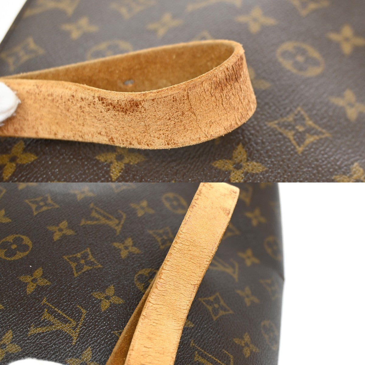LOUIS VUITTON Cartouchiere GM Shoulder Bag Monogram Leather Brown M51252 30YJ163